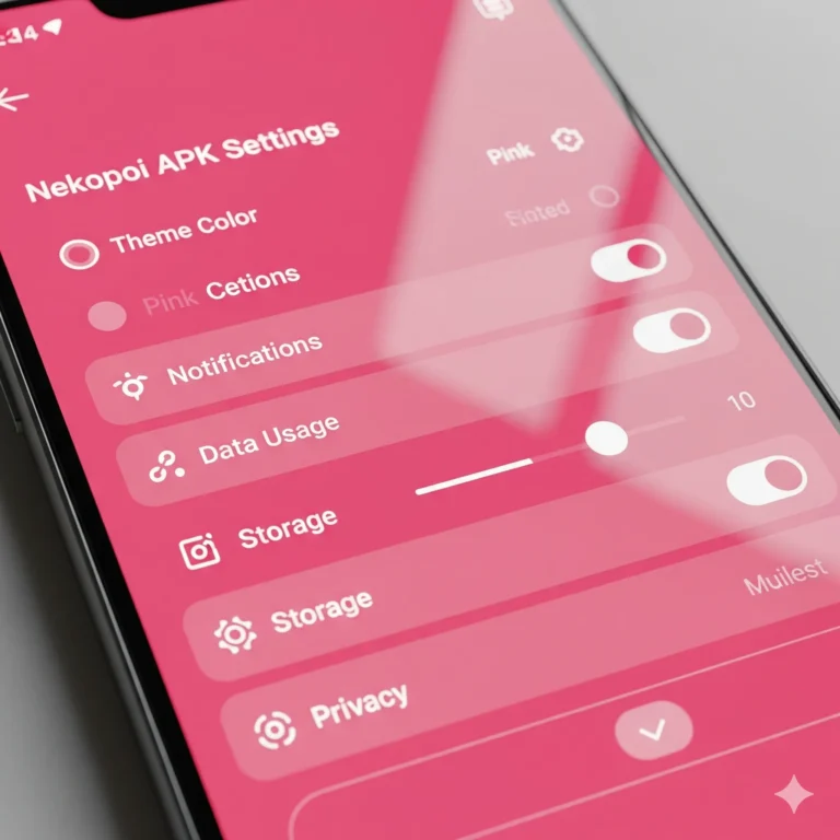Nekopoi APK Settings